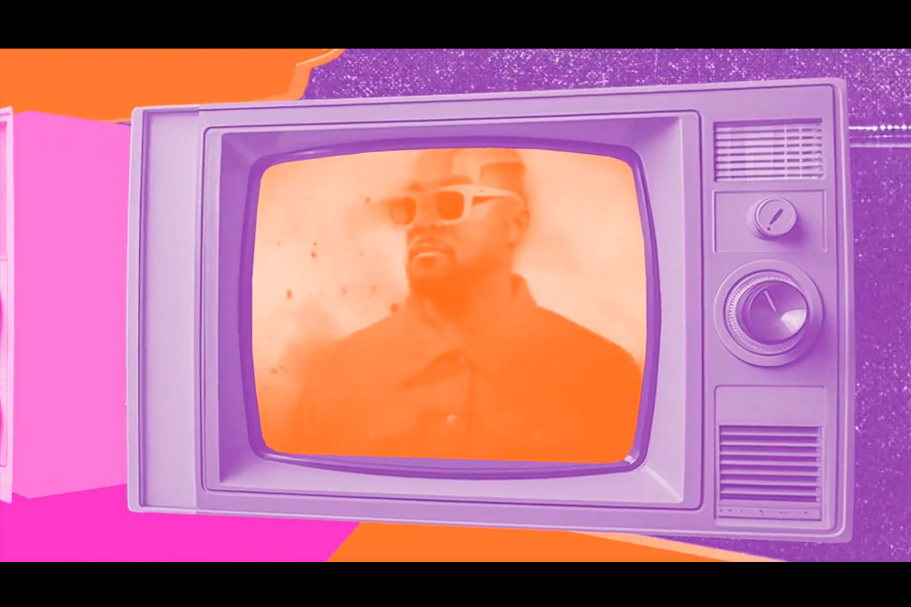 clip of a 3d tv of the programming separator