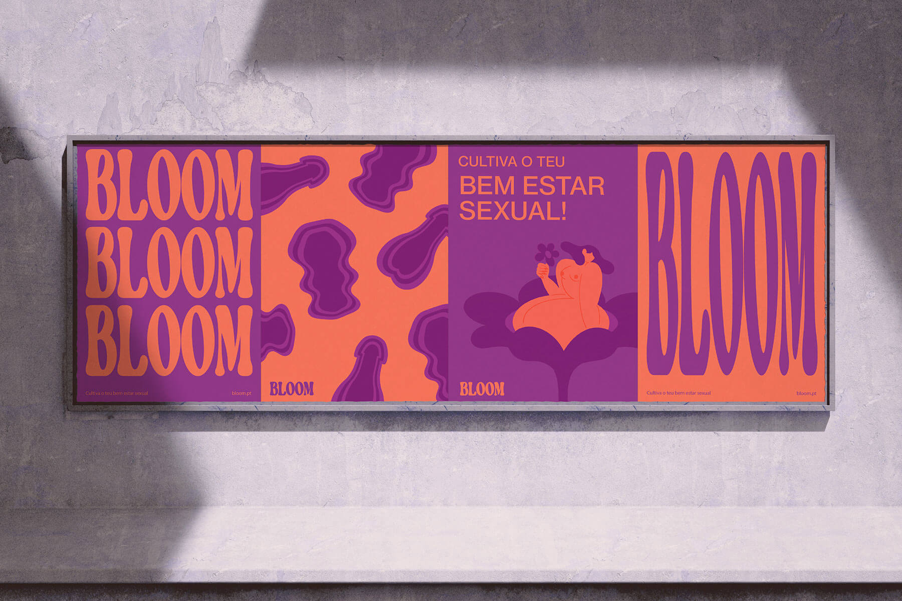bloom campaign, posters on the wall